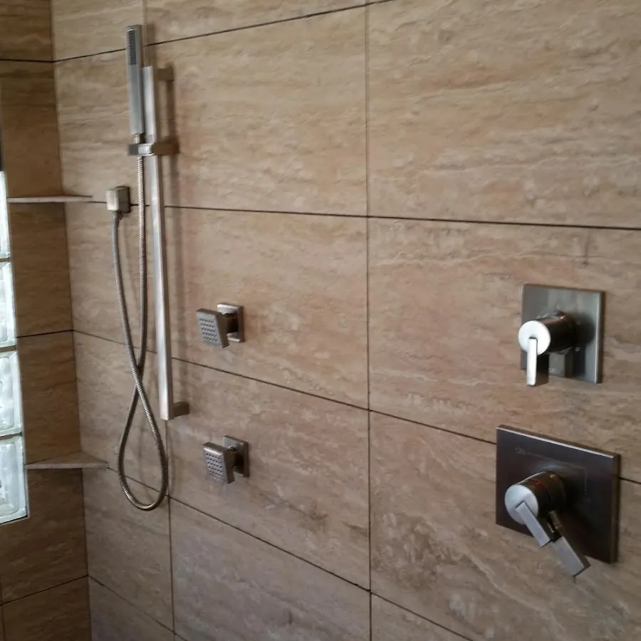 Shower fixture installation for Water Heater Replacement in Highlands